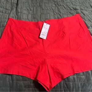 Women's Red Shorts